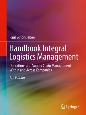 cover image of Handbook Integral Logistics Management